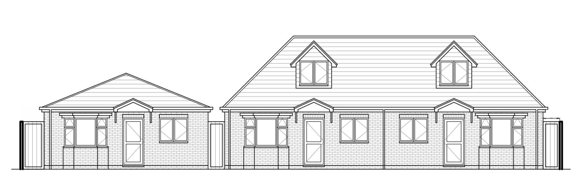 Sketch of a building