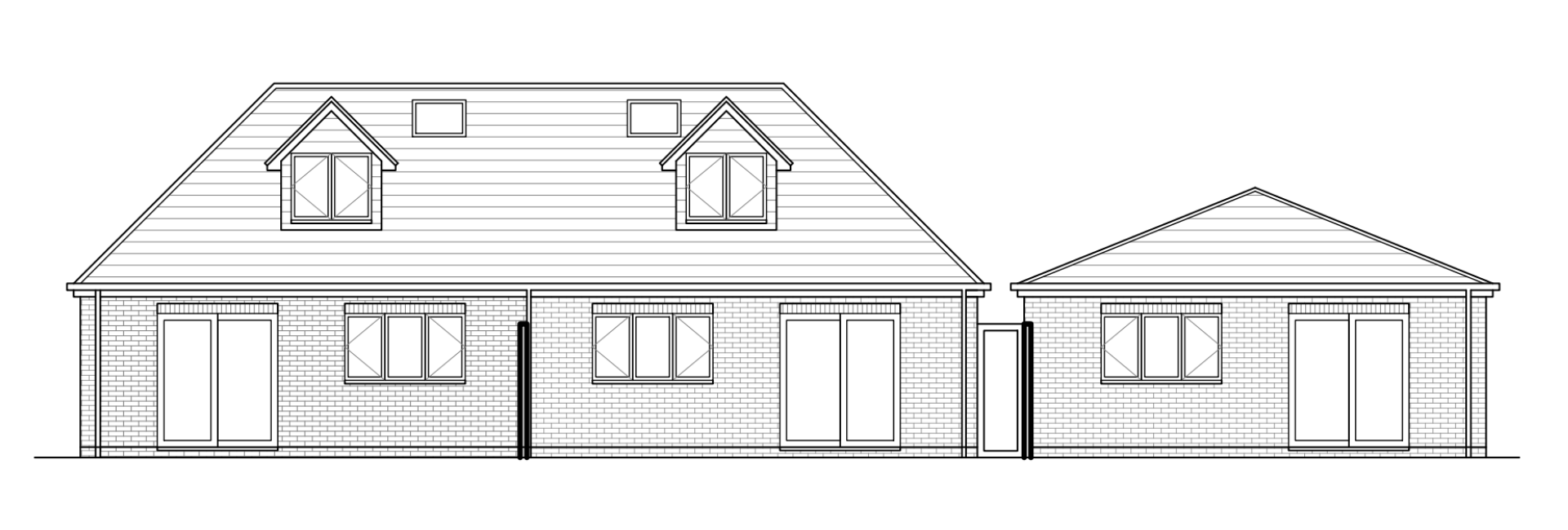 Sketch of a building project